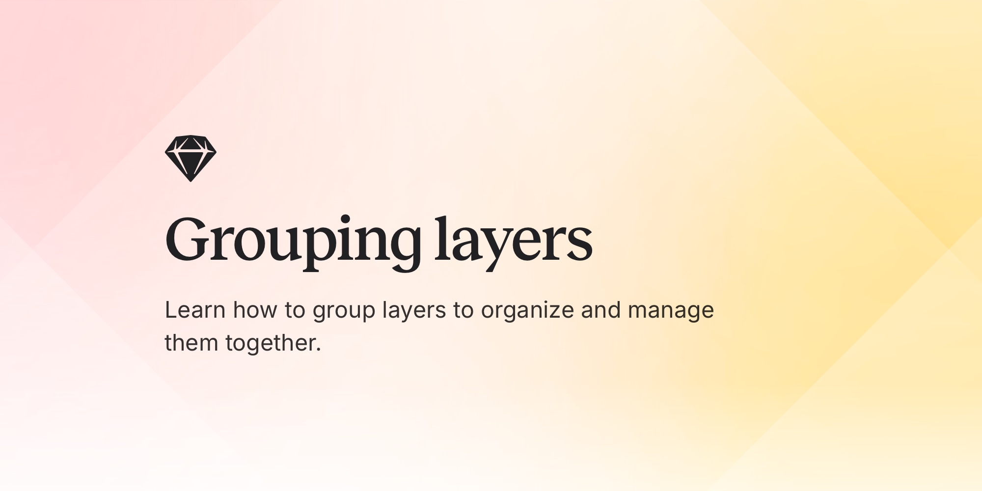 Grouping layers · Sketch
