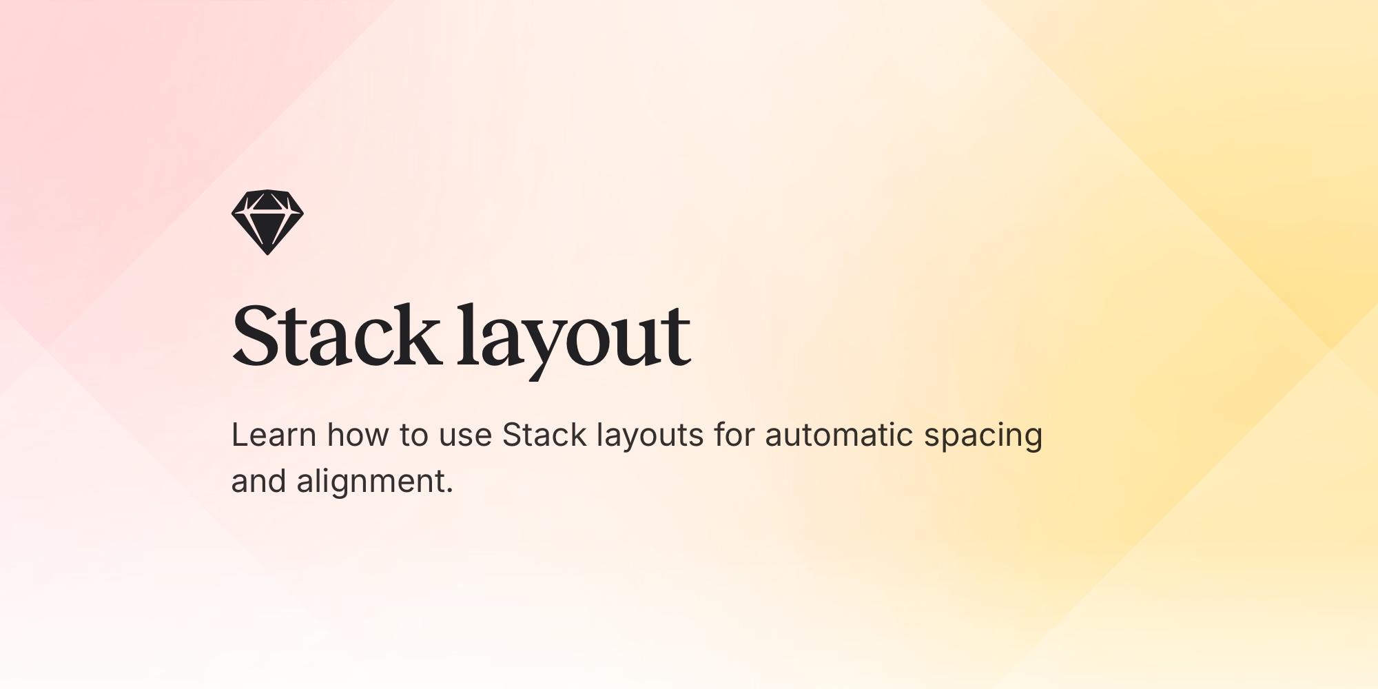 Stack Layout · Sketch