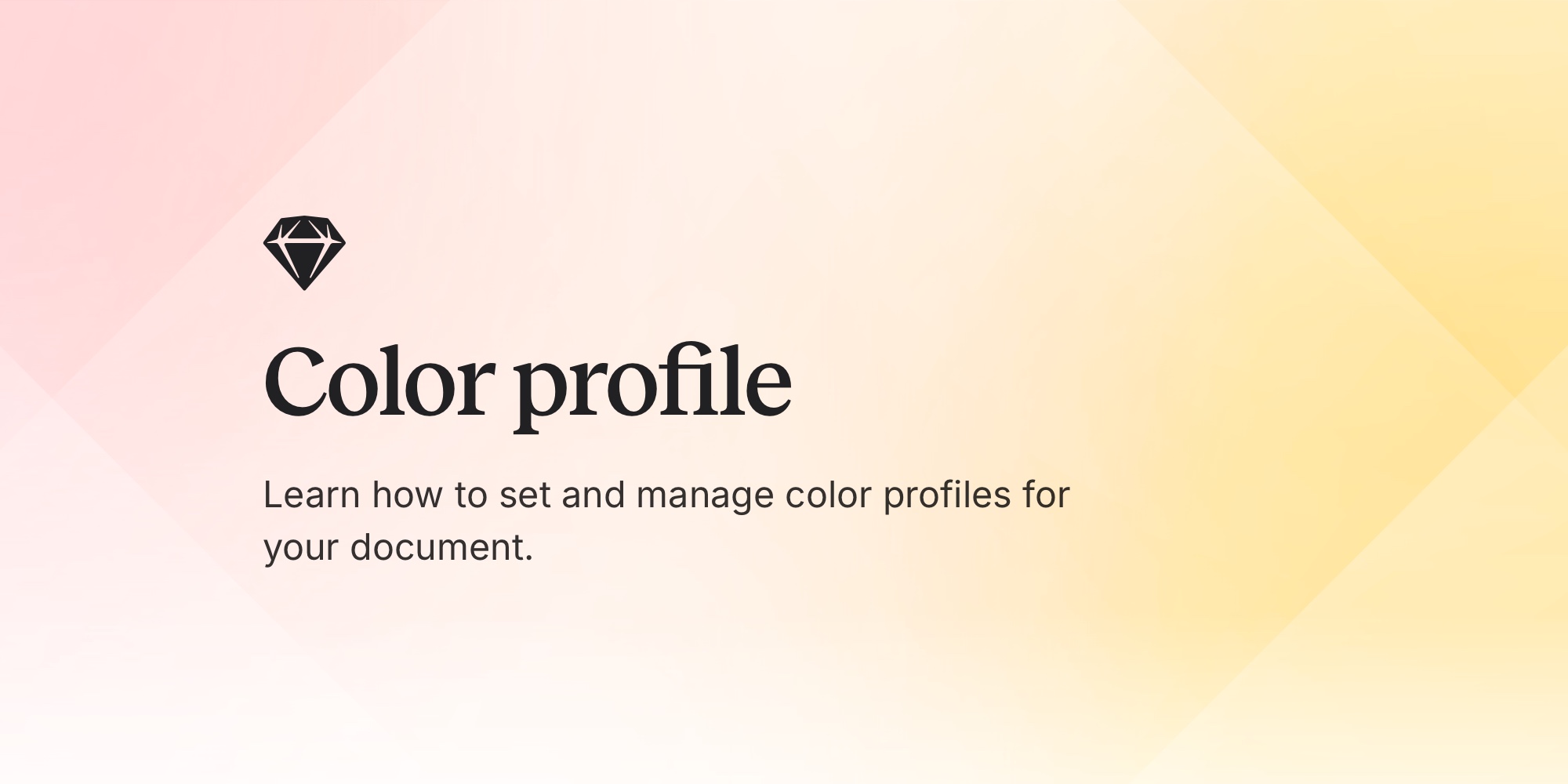 Color Profile · Sketch