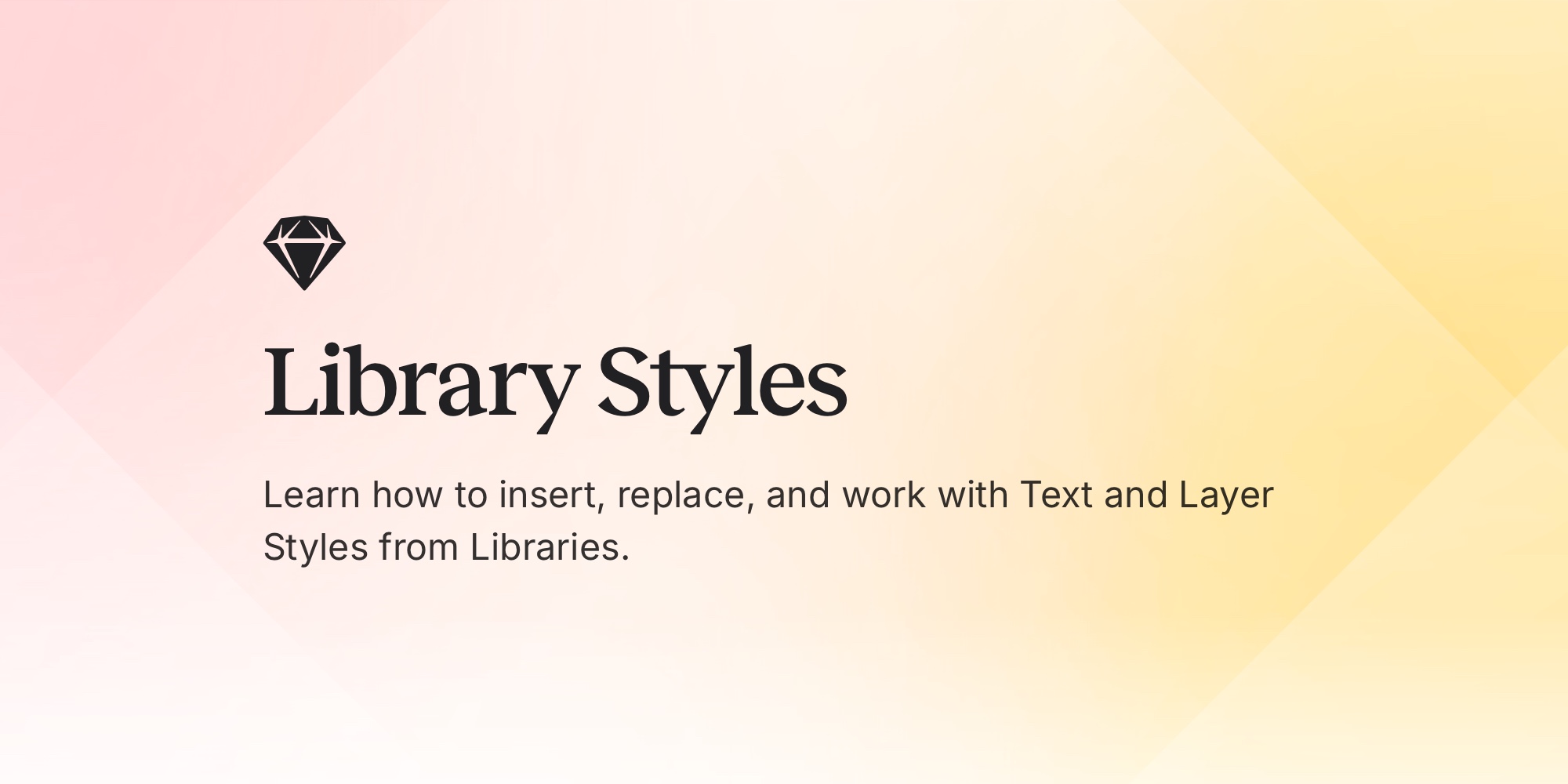 Library Styles · Sketch