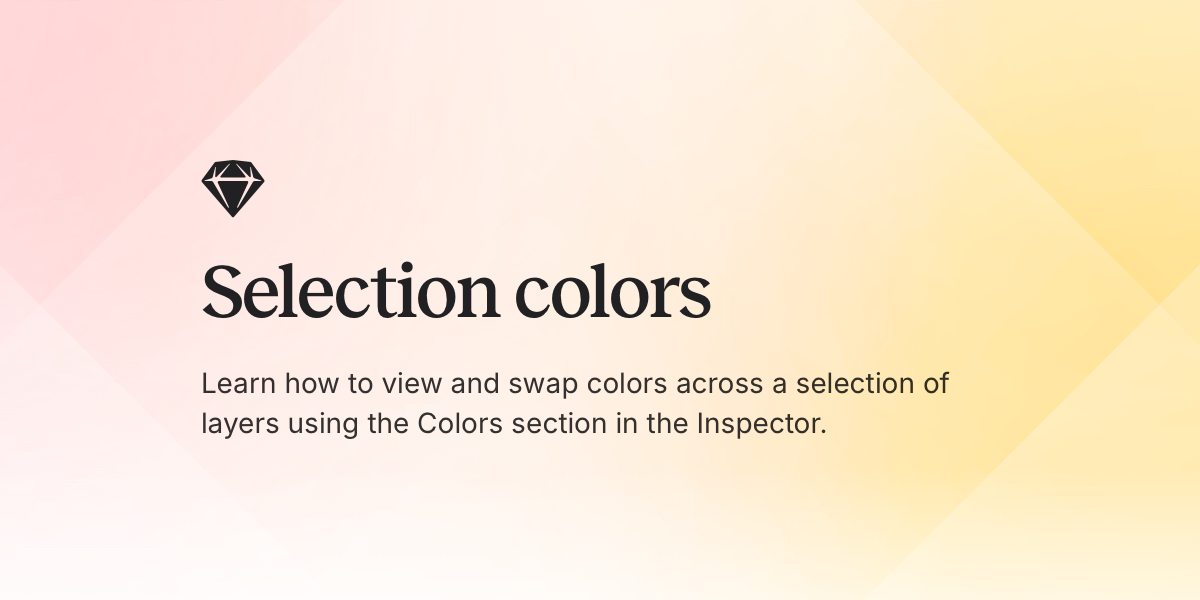 Selection colors · Sketch